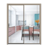 High Quality Double Glass Aluminum Alloy Kitchen Glass Sliding Door