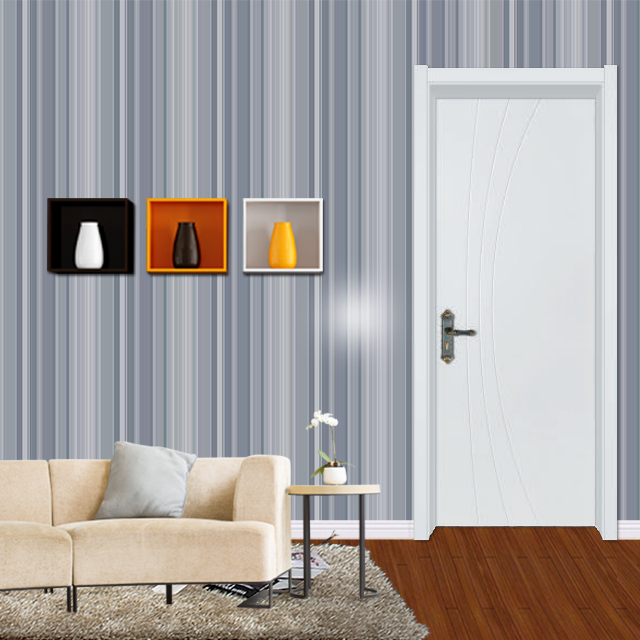 YK-105 Hot selling waterproof wpc door / wpc hollow door / pure wpc door in Vietnam 