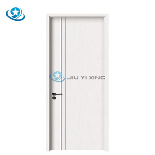 Jiuyixing Hot Sale Ξύλινο εσωτερικό αδιάβροχο χωνευτό πάνελ μοντέρνα δερμάτινη πόρτα WPC με πλαίσιο Δημοφιλές στο Κουβέιτ